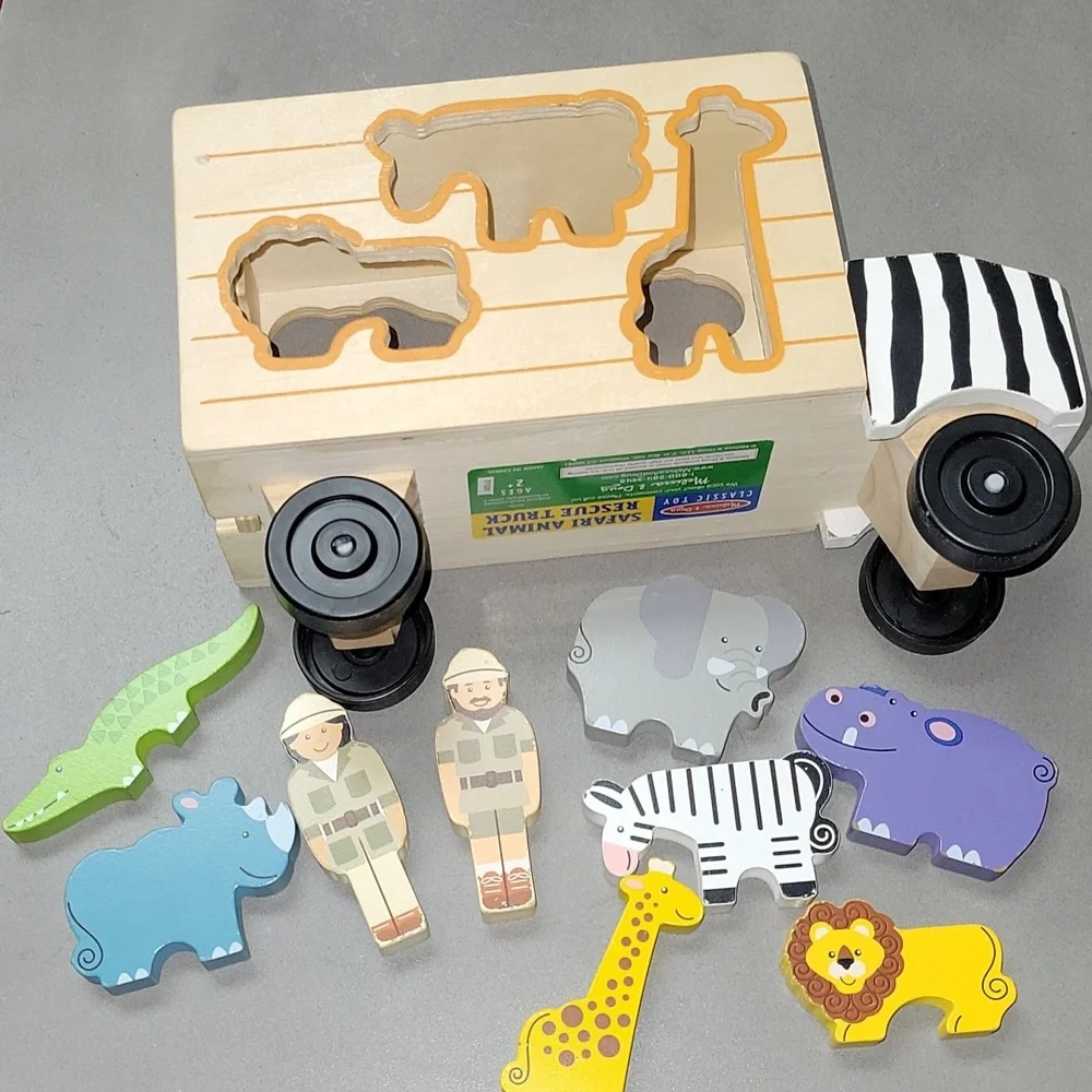 Melissa & Doug Animal Rescue Shape -Sorting Truck